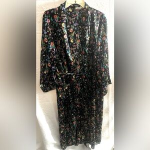 Vintage Maryanne's Boutique Silky Robe Size M Medium Silky Satin